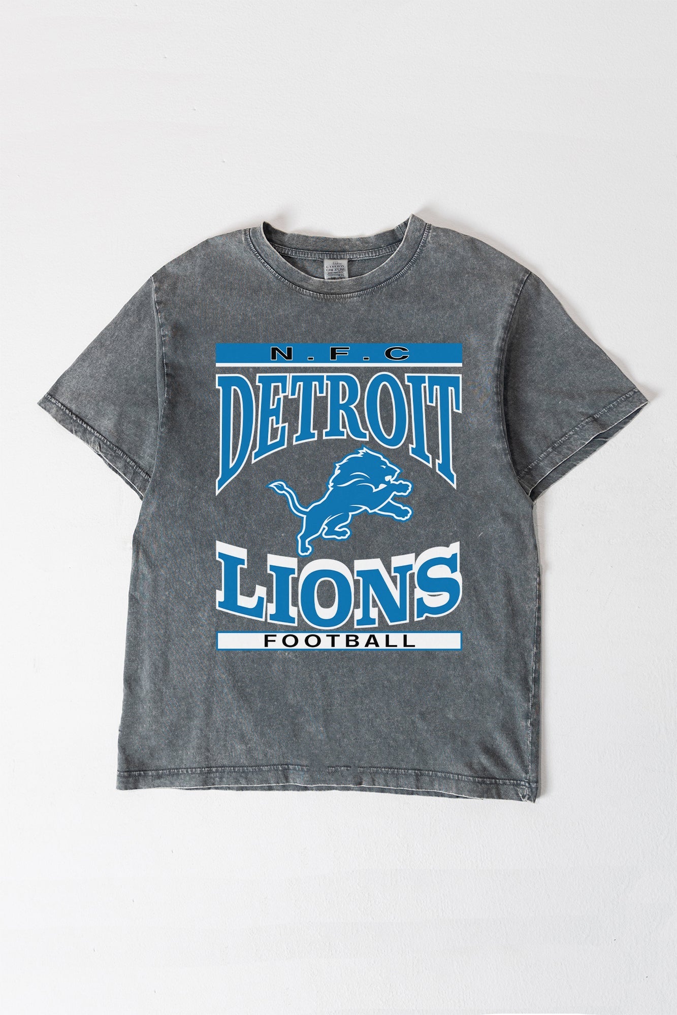 DETROIT LIONS CLASSIC GRIND WASHED RELAXED FIT TEE