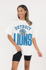 DETROIT LIONS FIERCE FOCUS WASHED RELAXED FIT TEE