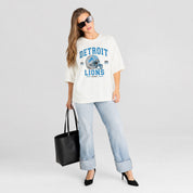 DETROIT LIONS PLAY TO WIN WASHED RELAXED FIT TEE