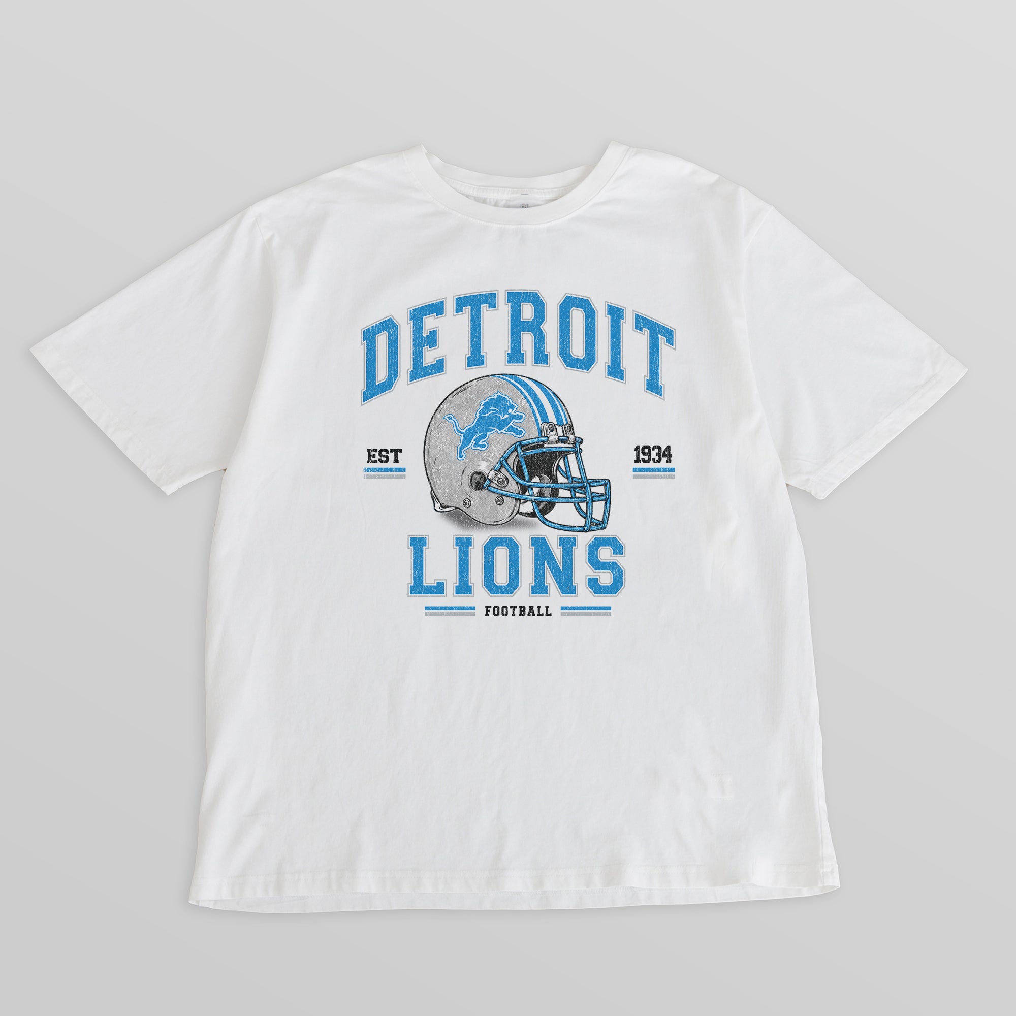 DETROIT LIONS PLAY TO WIN WASHED RELAXED FIT TEE