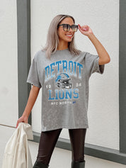 DETROIT LIONS Nothing But The Best Oversized Crewneck Tee