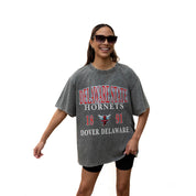 DELAWARE STATE HORNETS Throwback Oversized Tee