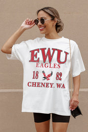 EASTERN WASHINGTON UNIVERSITY EAGLES UNITY OVERSIZED CREWNECK TEE