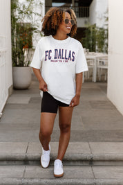 FC DALLAS GOAL LINE OVERSIZED CREWNECK TEE