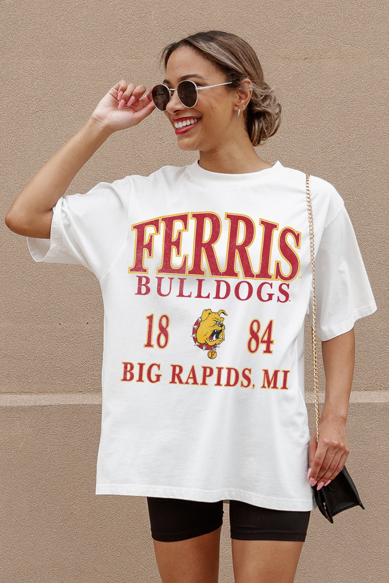 FERRIS STATE BULLDOGS UNITY OVERSIZED CREWNECK TEE