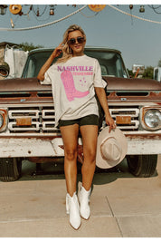 NASHVILLE LOOKS SO GOOD ON YOU OVERSIZED VINTAGE WASH TEE