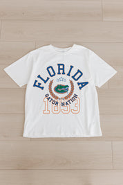 FLORIDA GATORS GO FOR TWO OVERSIZED CREWNECK TEE BY MADI PREWETT TROUTT