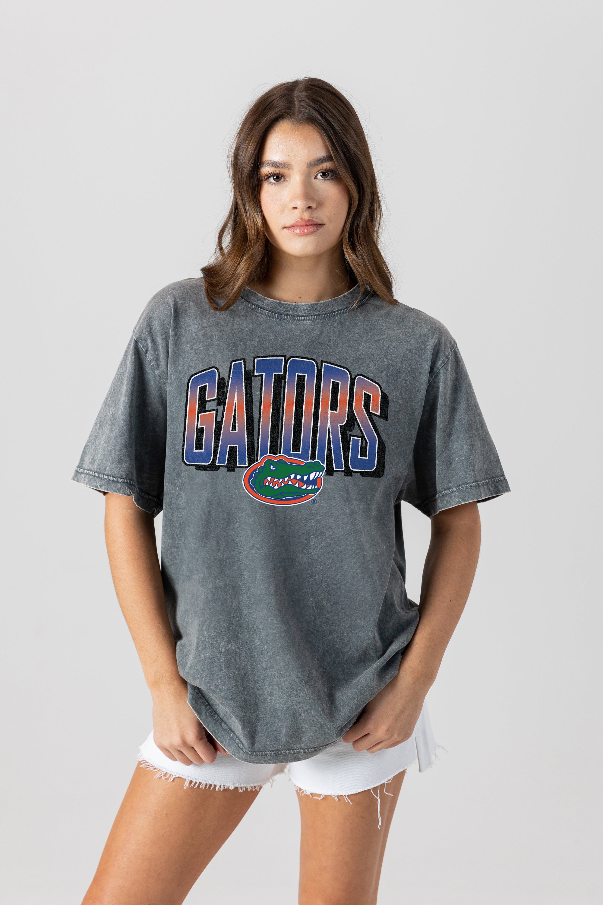 FLORIDA GATORS PEAK PERFORMANCE OVERSIZED CREWNECK TEE