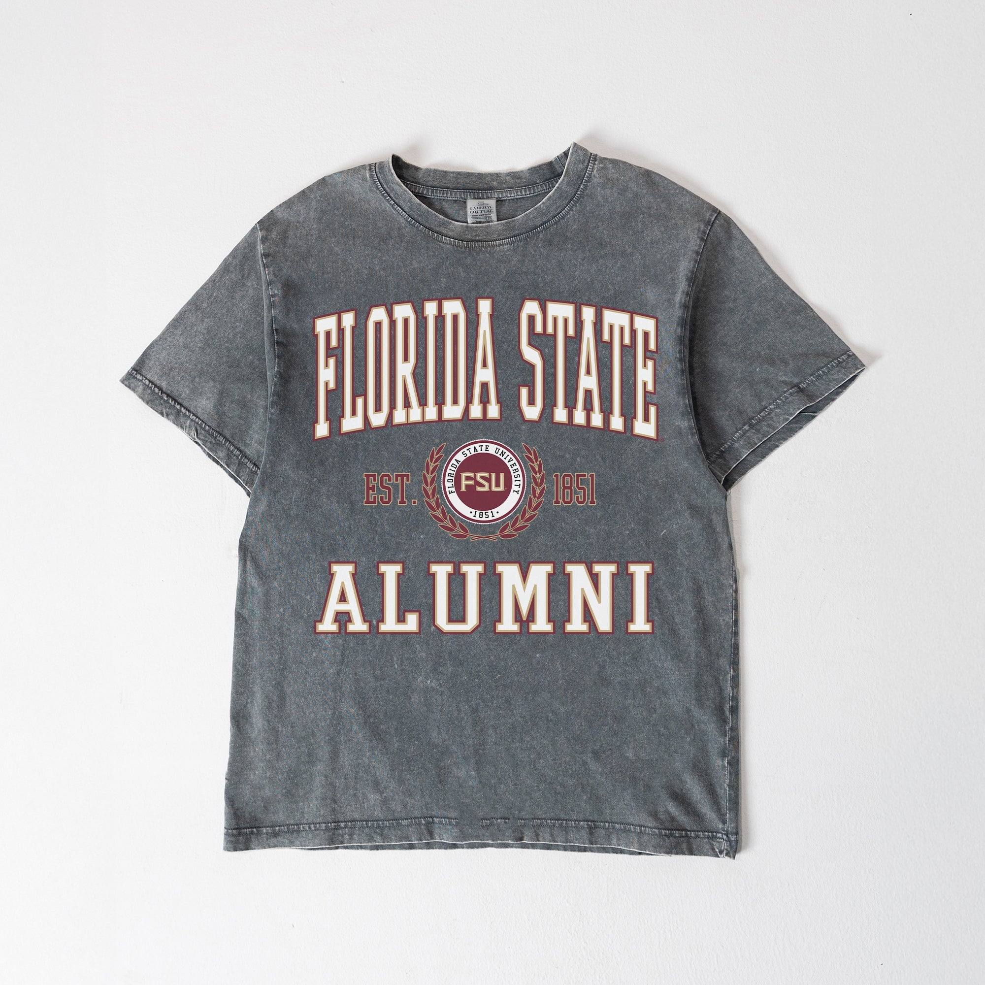 FLORIDA STATE SEMINOLES DEGREE UNLOCKED WASHED RELAXED FIT TEE