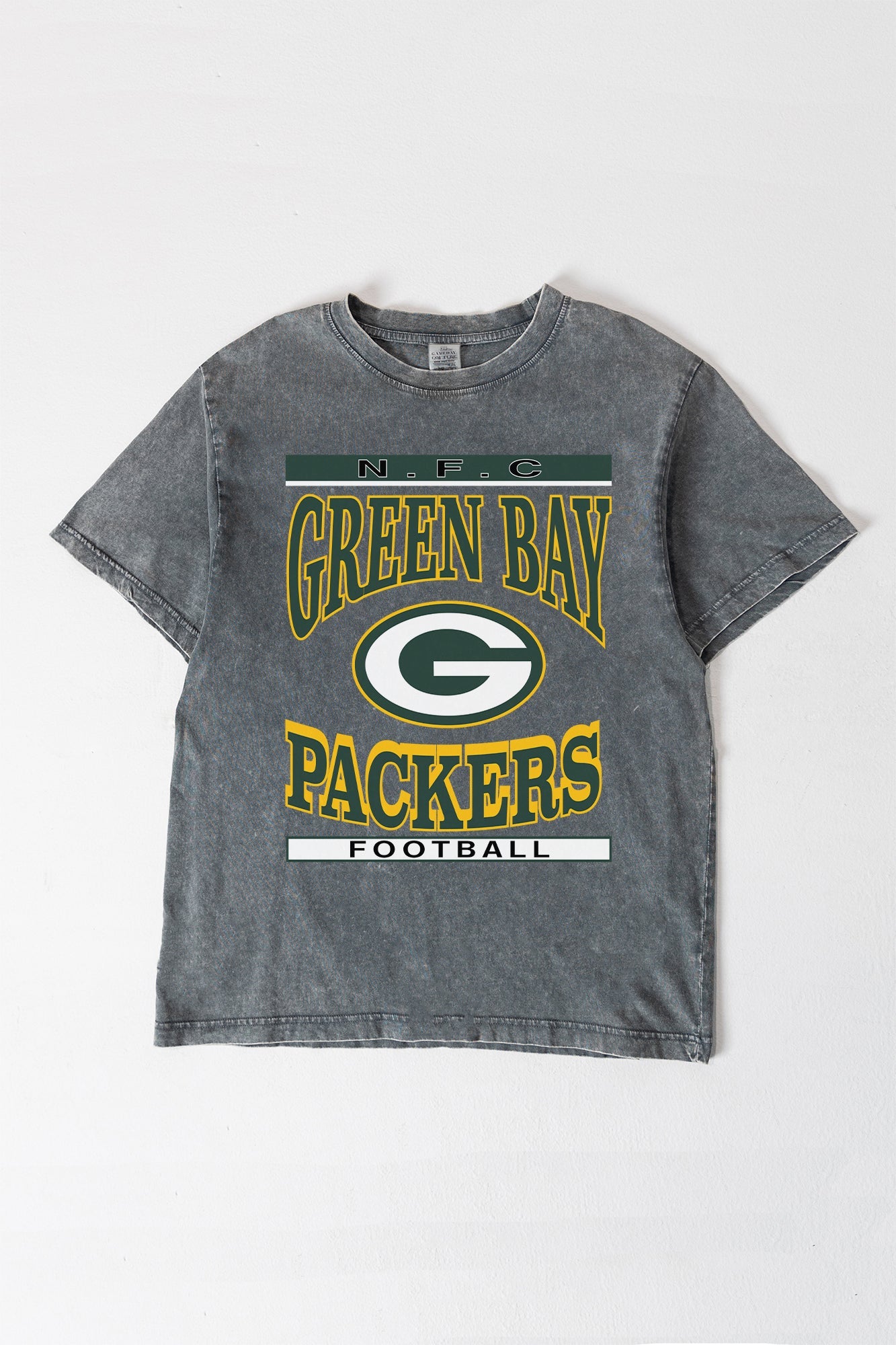 GREEN BAY PACKERS CLASSIC GRIND WASHED RELAXED FIT TEE