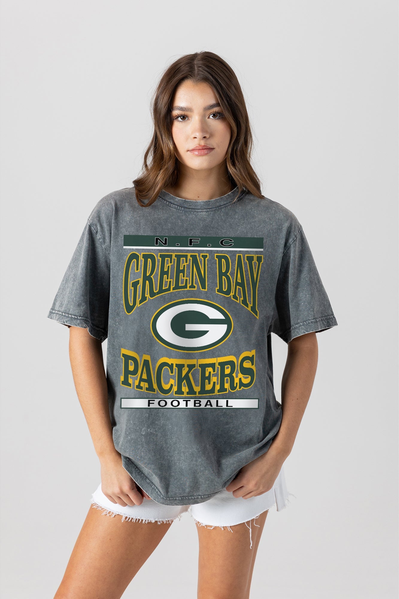 GREEN BAY PACKERS CLASSIC GRIND WASHED RELAXED FIT TEE