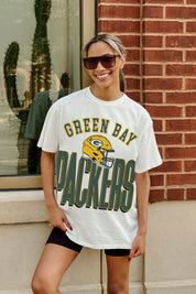 GREEN BAY PACKERS FIERCE FOCUS WASHED RELAXED FIT TEE