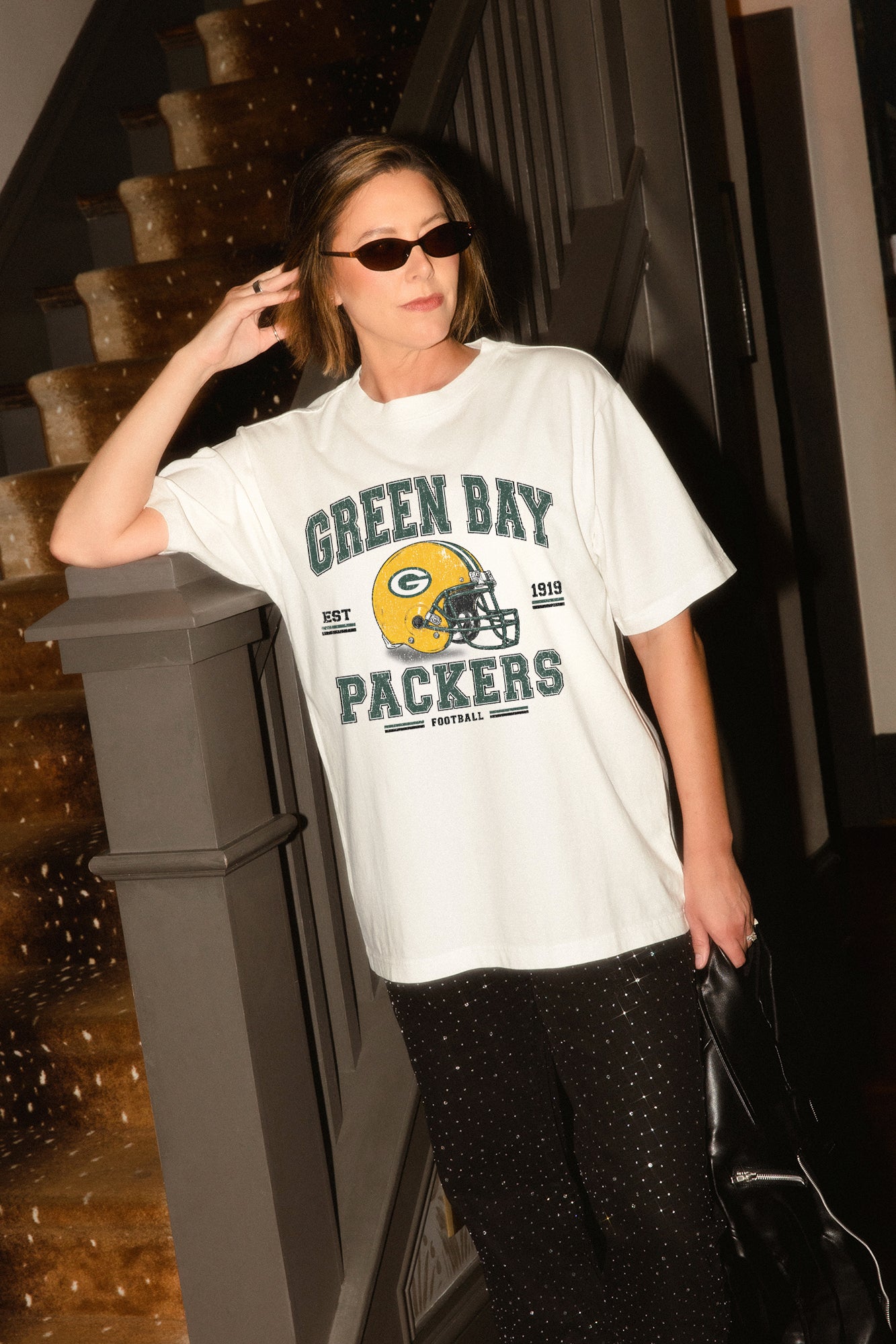 GREEN BAY PACKERS PLAY TO WIN WASHED RELAXED FIT TEE