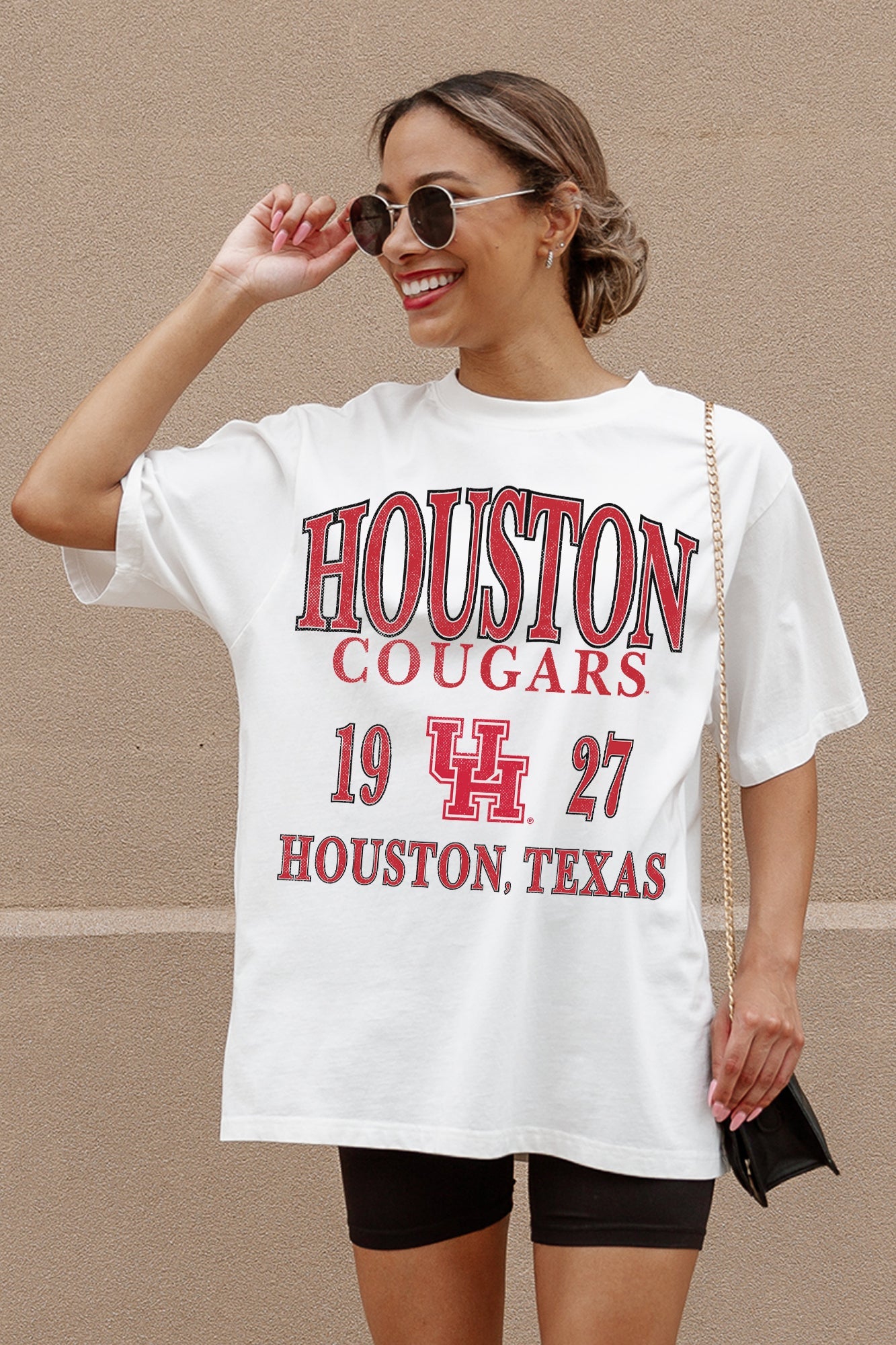 HOUSTON COUGARS UNITY OVERSIZED CREWNECK TEE