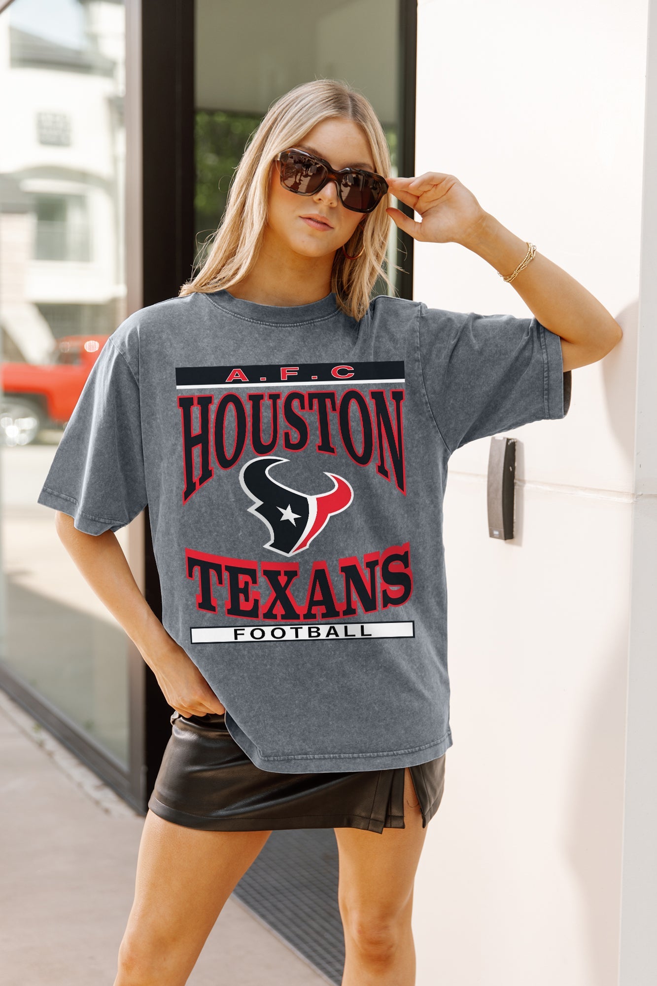 HOUSTON TEXANS CLASSIC GRIND WASHED RELAXED FIT TEE