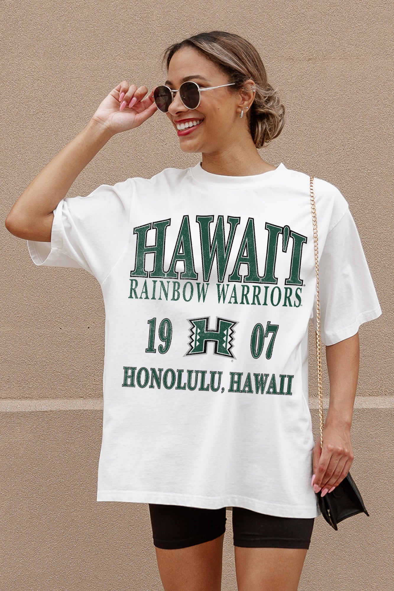 Hawaii Rainbow Warriors Oversized Tee | Gameday Couture – Gameday