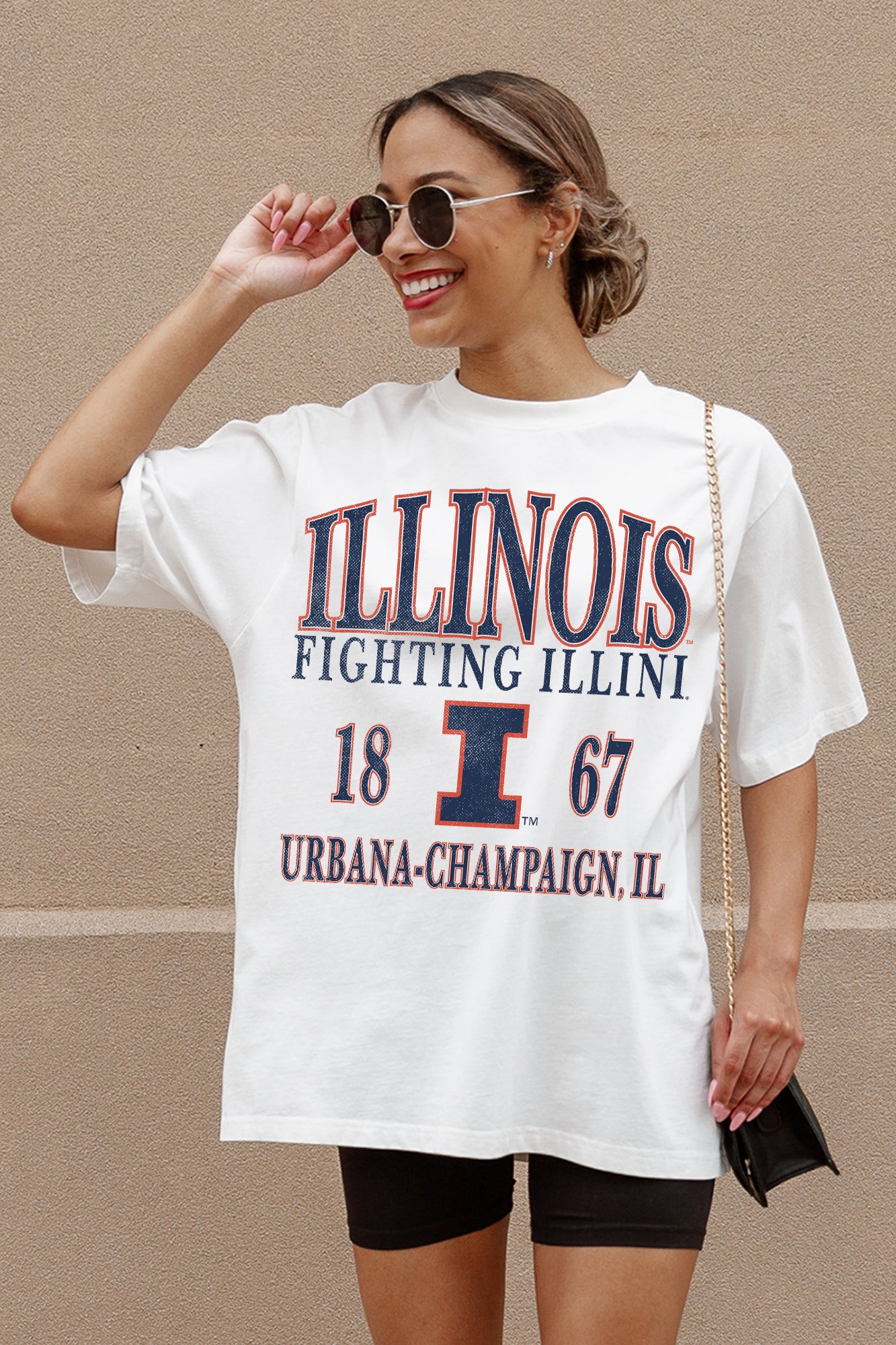ILLINOIS FIGHTING ILLINI Unity Oversized Tee