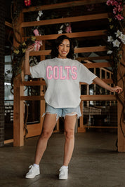 INDIANAPOLIS COLTS GAMEDAY ERA OVERSIZED CREWNECK TEE