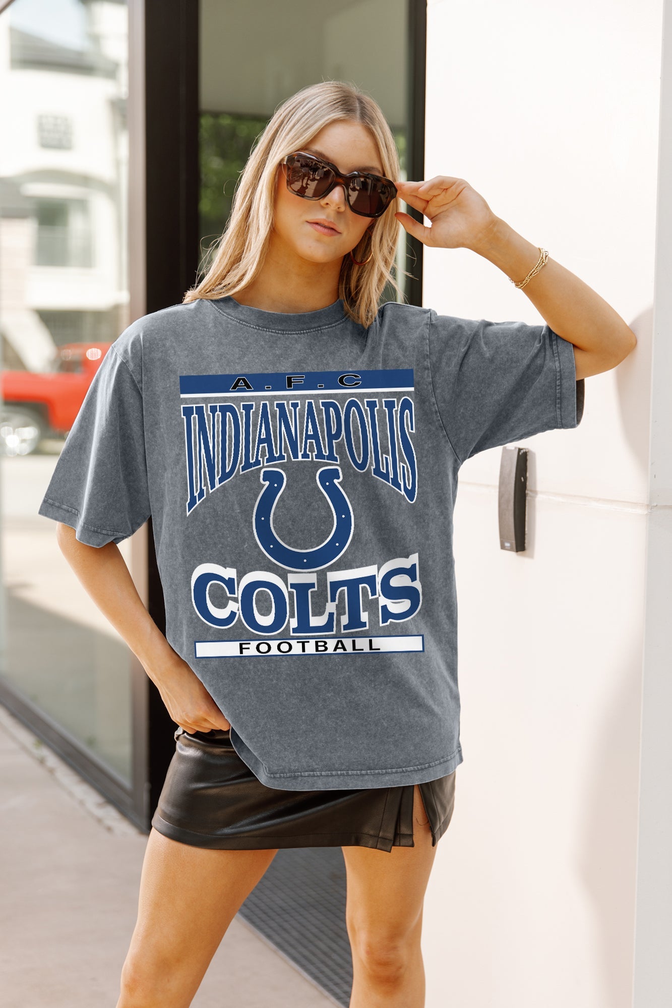 INDIANAPOLIS COLTS CLASSIC GRIND WASHED RELAXED FIT TEE