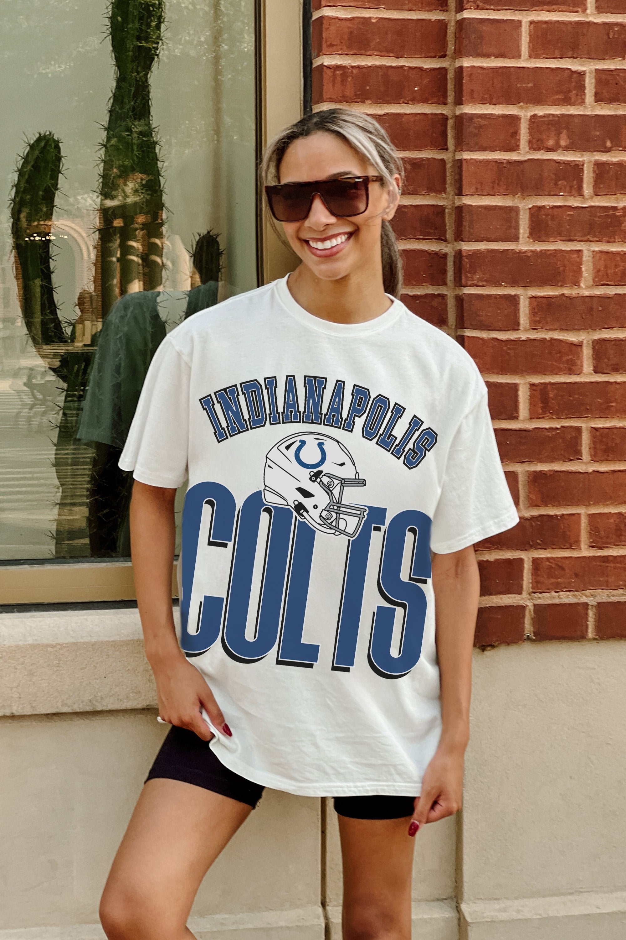 INDIANAPOLIS COLTS FIERCE FOCUS WASHED RELAXED FIT TEE