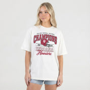 INDIANA HOOSIERS LEGACY PLAY OVERSIZED CREWNECK TEE