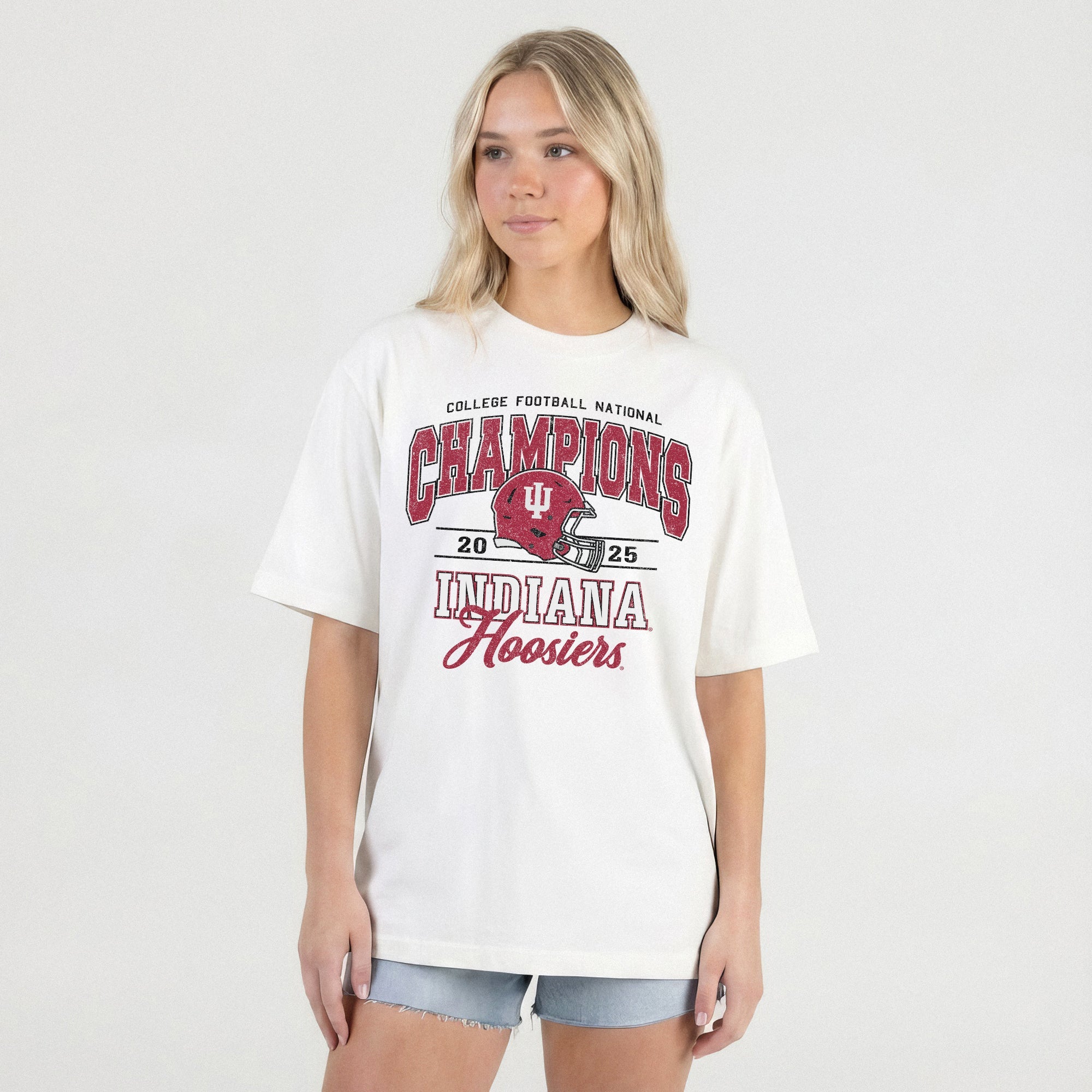 INDIANA HOOSIERS LEGACY PLAY OVERSIZED CREWNECK TEE
