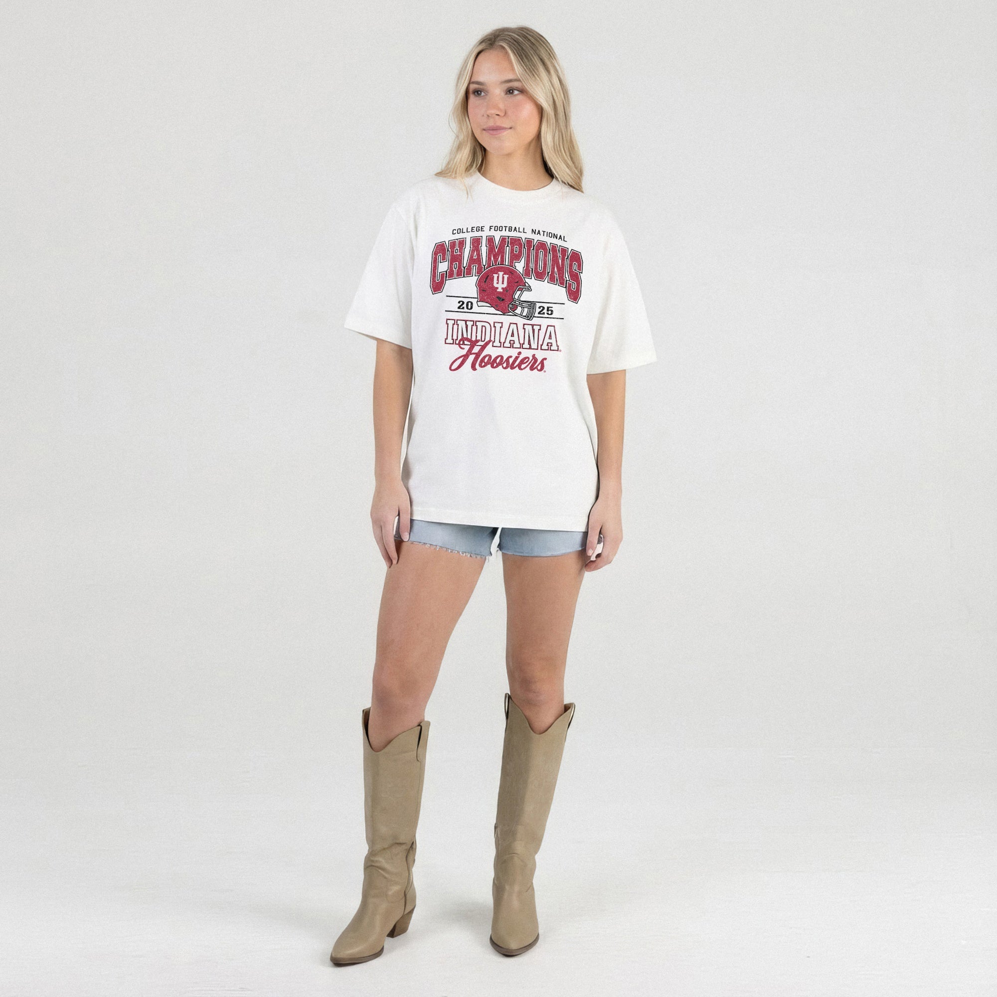 INDIANA HOOSIERS LEGACY PLAY OVERSIZED CREWNECK TEE