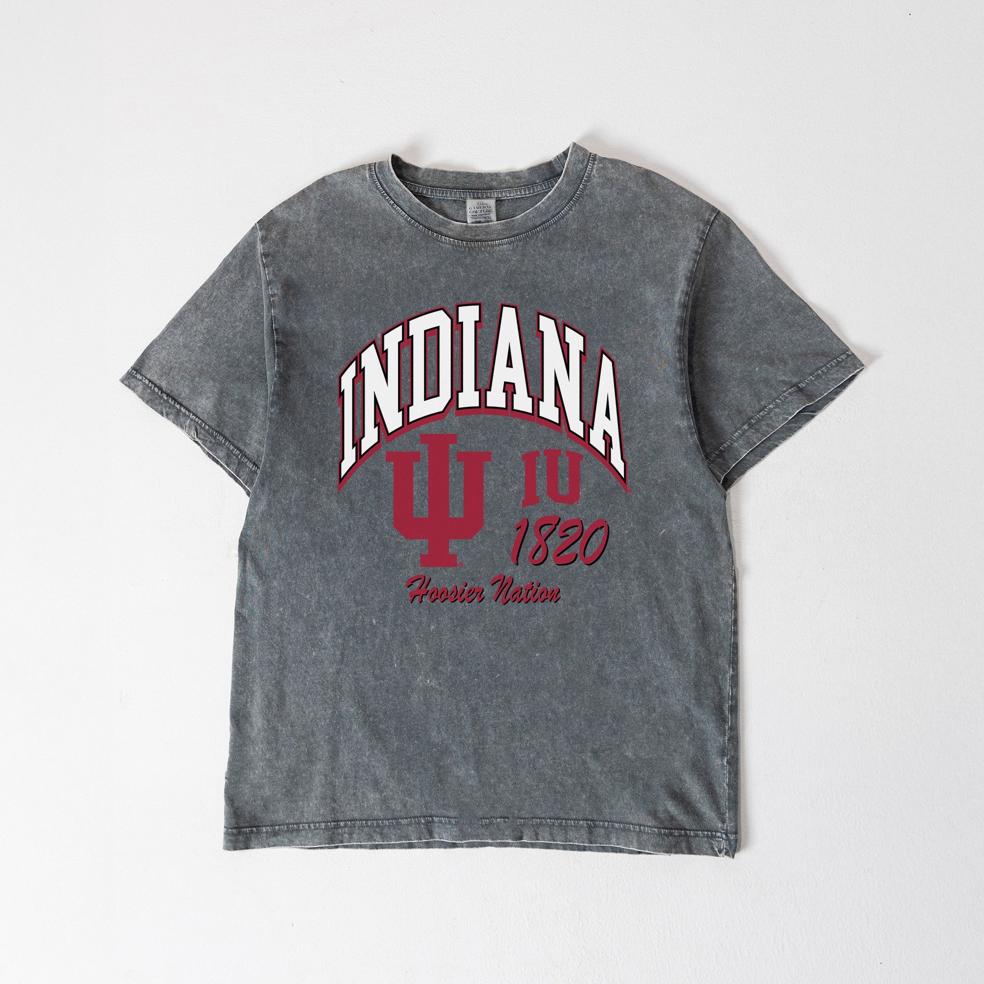 INDIANA HOOSIERS CLASSIC MOTION WASHED RELAXED FIT TEE