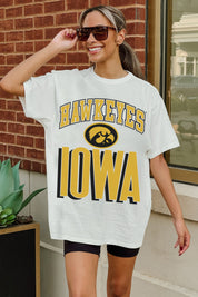 IOWA HAWKEYES FIERCE FOCUS WASHED RELAXED FIT TEE