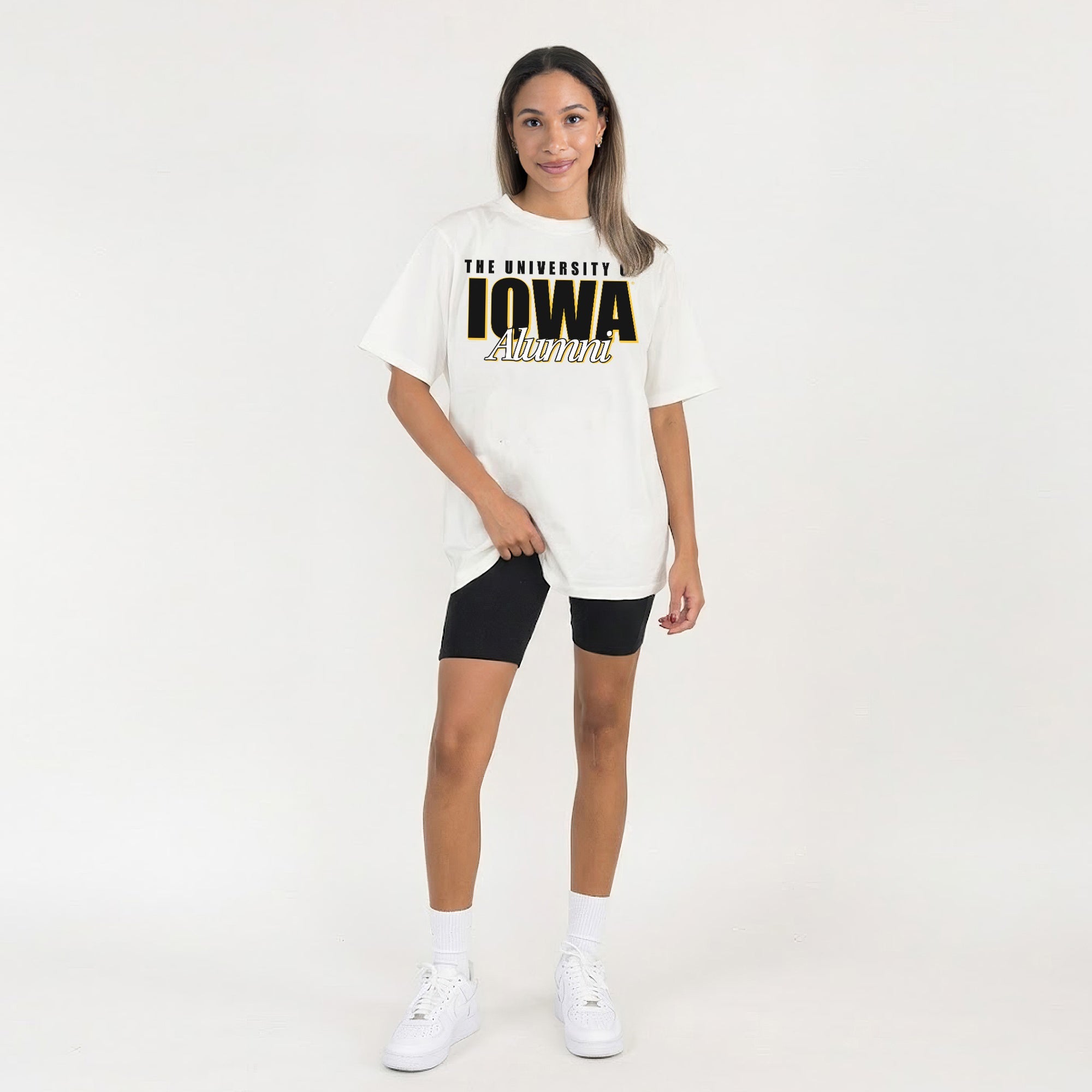 IOWA HAWKEYES ALUMNI ERA WASHED RELAXED FIT TEE