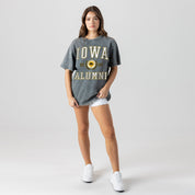 IOWA HAWKEYES DEGREE UNLOCKED WASHED RELAXED FIT TEE