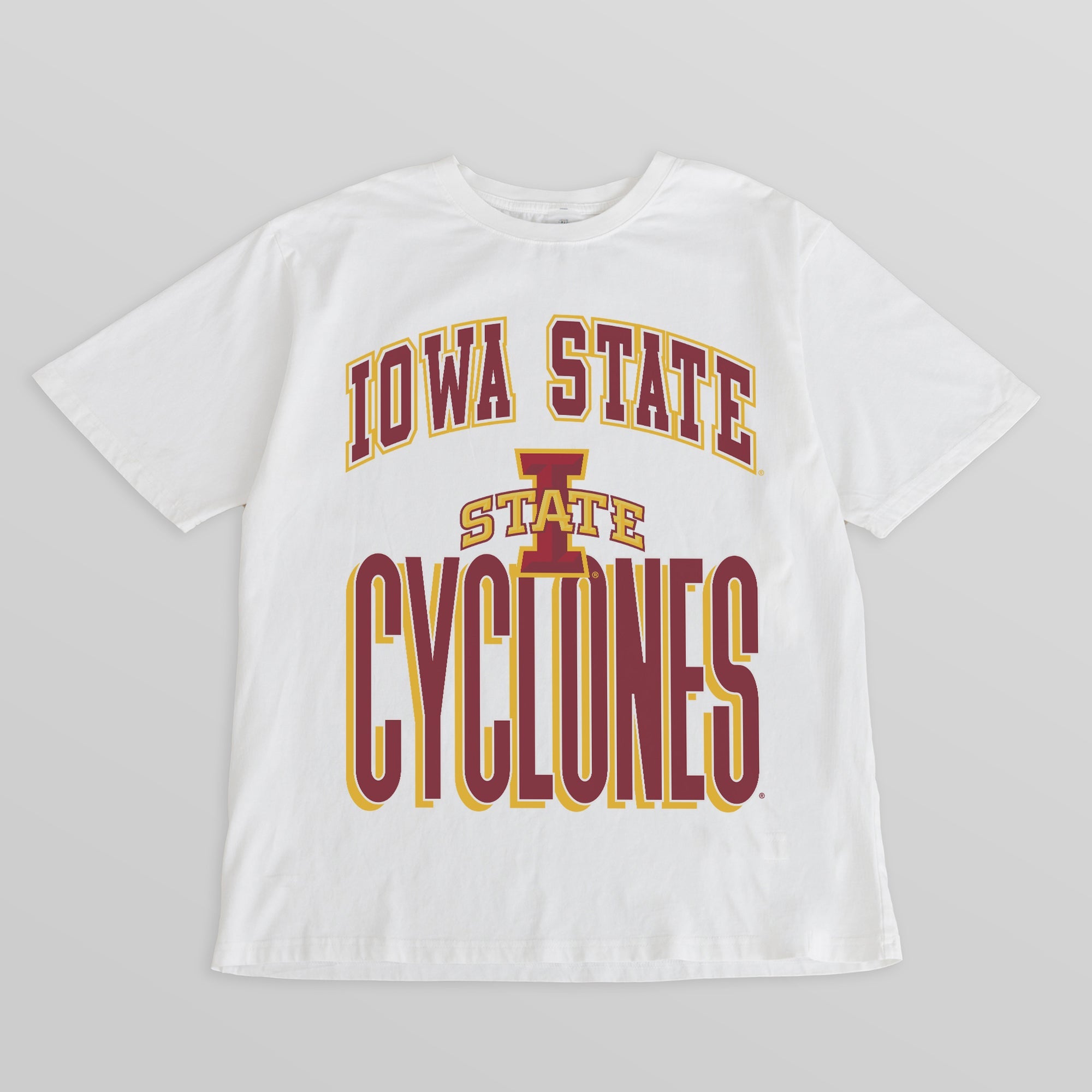 IOWA STATE CYCLONES FIERCE FOCUS WASHED RELAXED FIT TEE