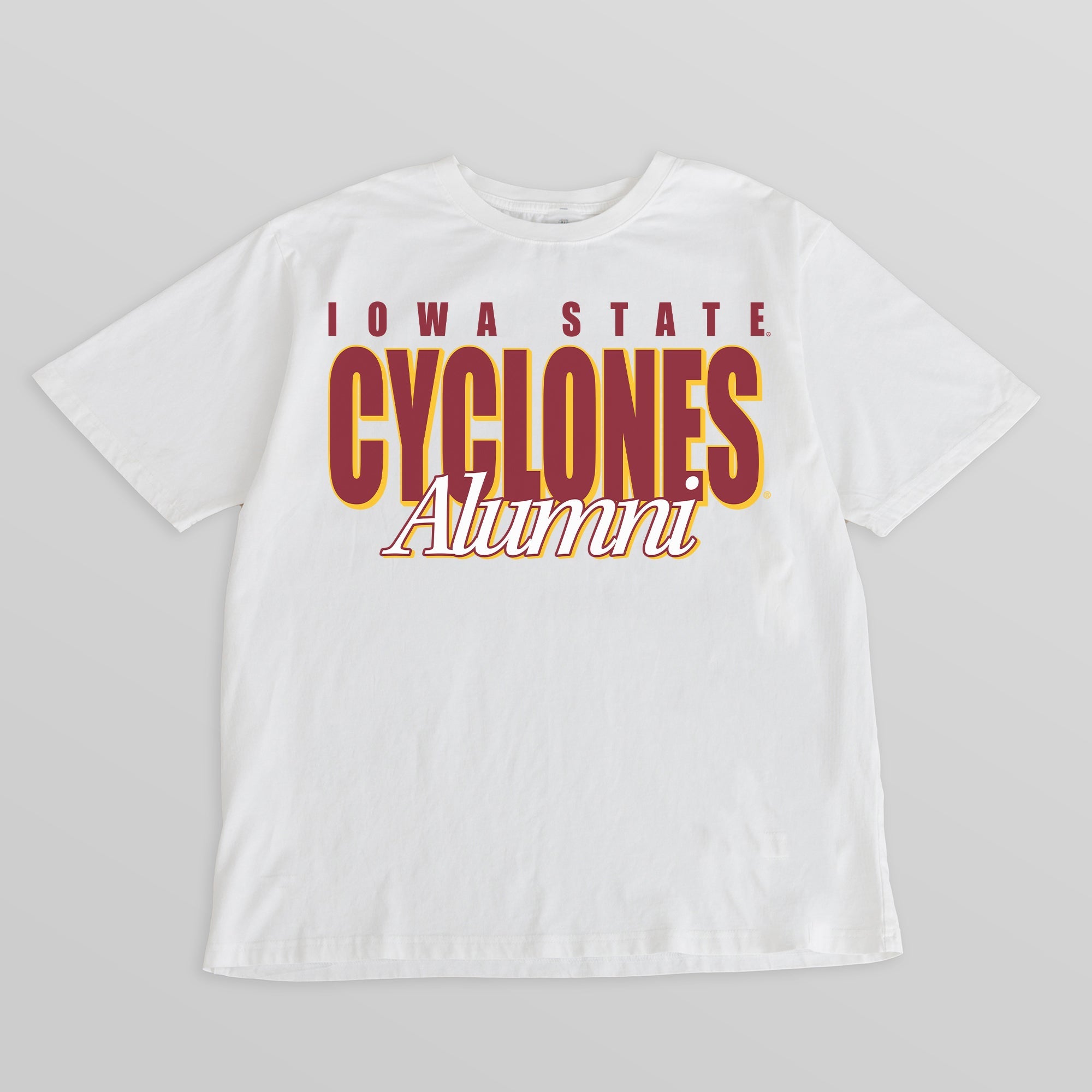IOWA STATE CYCLONES ALUMNI ERA WASHED RELAXED FIT TEE