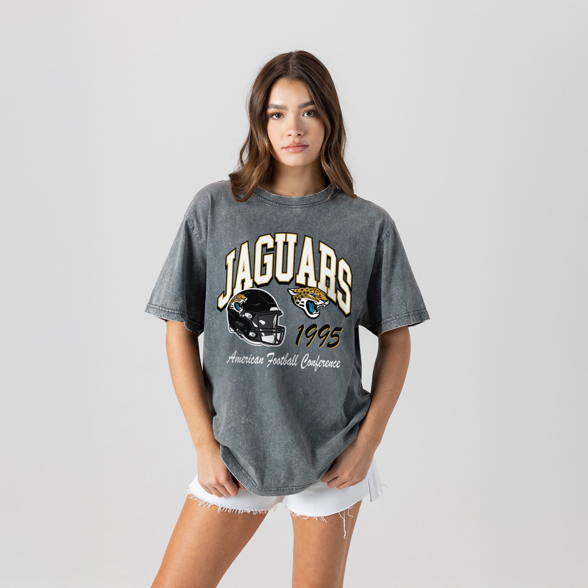 JACKSONVILLE JAGUARS CLASSIC MOTION WASHED RELAXED FIT TEE