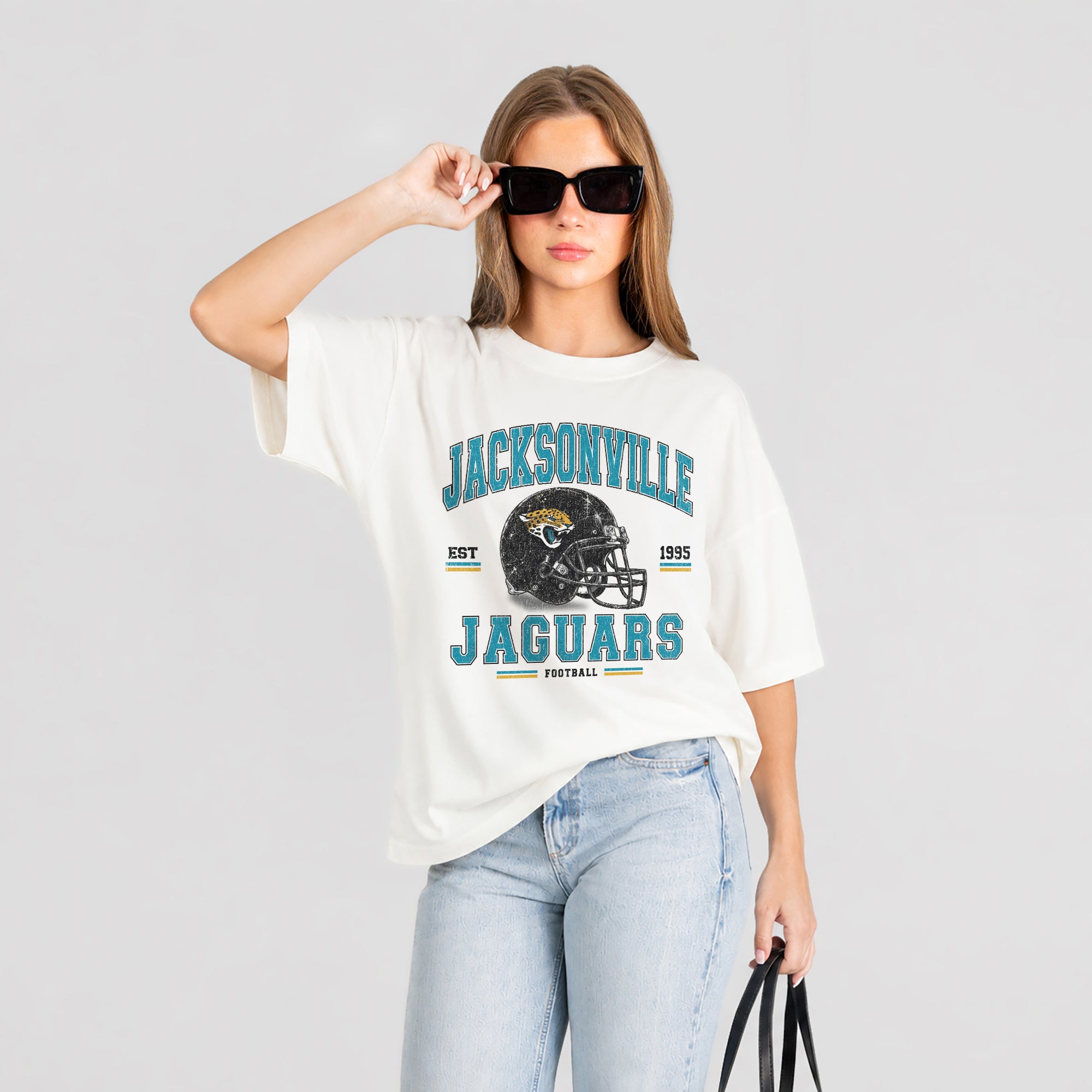 JACKSONVILLE JAGUARS PLAY TO WIN WASHED RELAXED FIT TEE