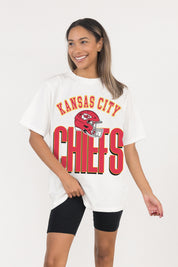 KANSAS CITY CHIEFS FIERCE FOCUS WASHED RELAXED FIT TEE