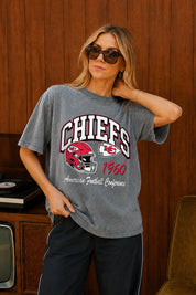 KANSAS CITY CHIEFS CLASSIC MOTION WASHED RELAXED FIT TEE