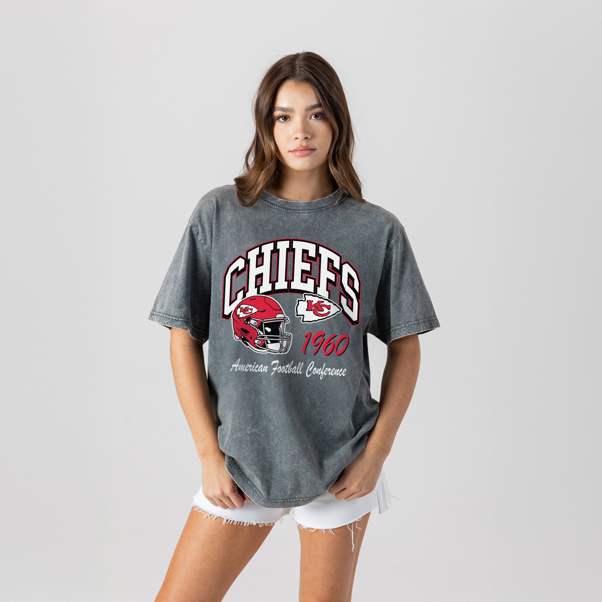 KANSAS CITY CHIEFS CLASSIC MOTION WASHED RELAXED FIT TEE