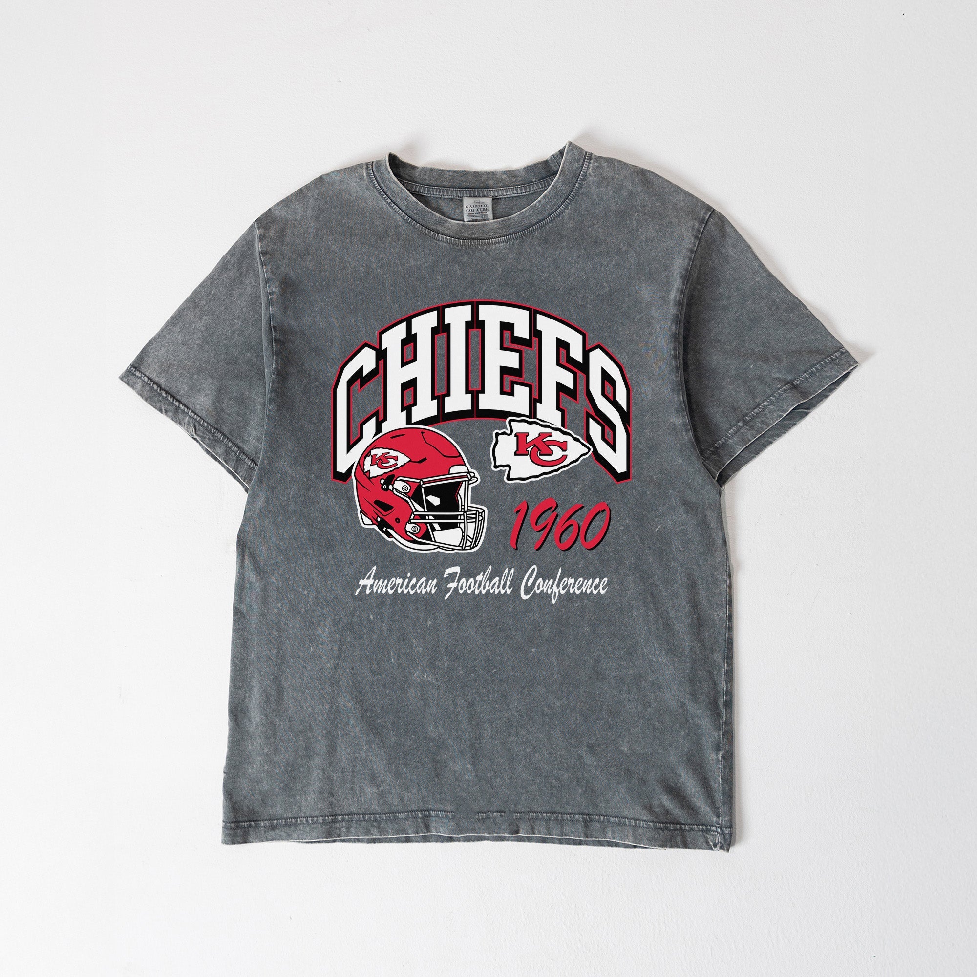KANSAS CITY CHIEFS CLASSIC MOTION WASHED RELAXED FIT TEE