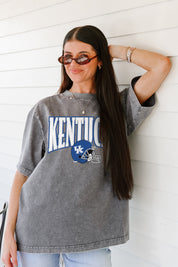 KENTUCKY WILDCATS PLAYBOOK WIN OVERSIZED CREWNECK TEE