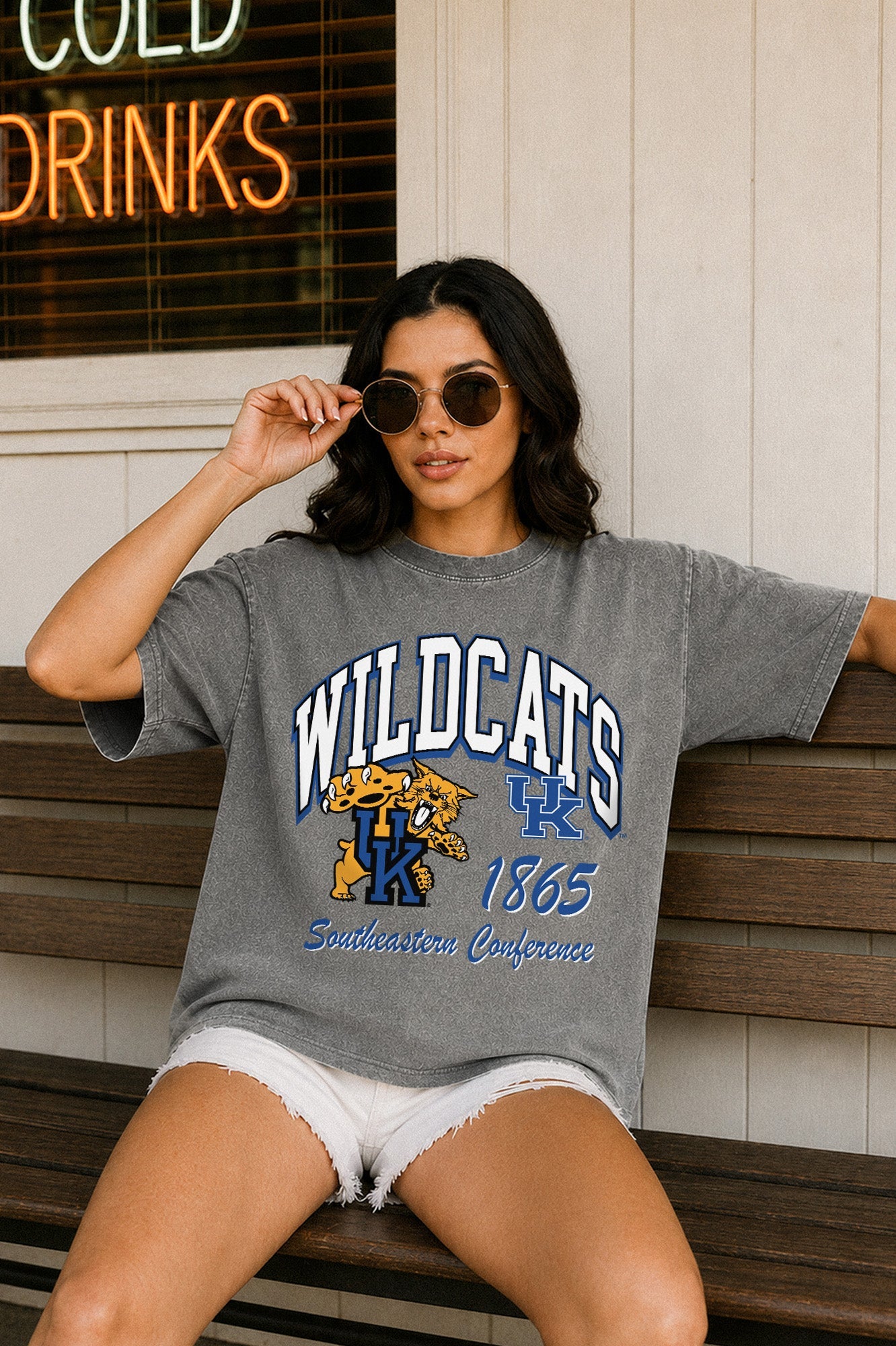 KENTUCKY WILDCATS CLASSIC MOTION WASHED RELAXED FIT TEE