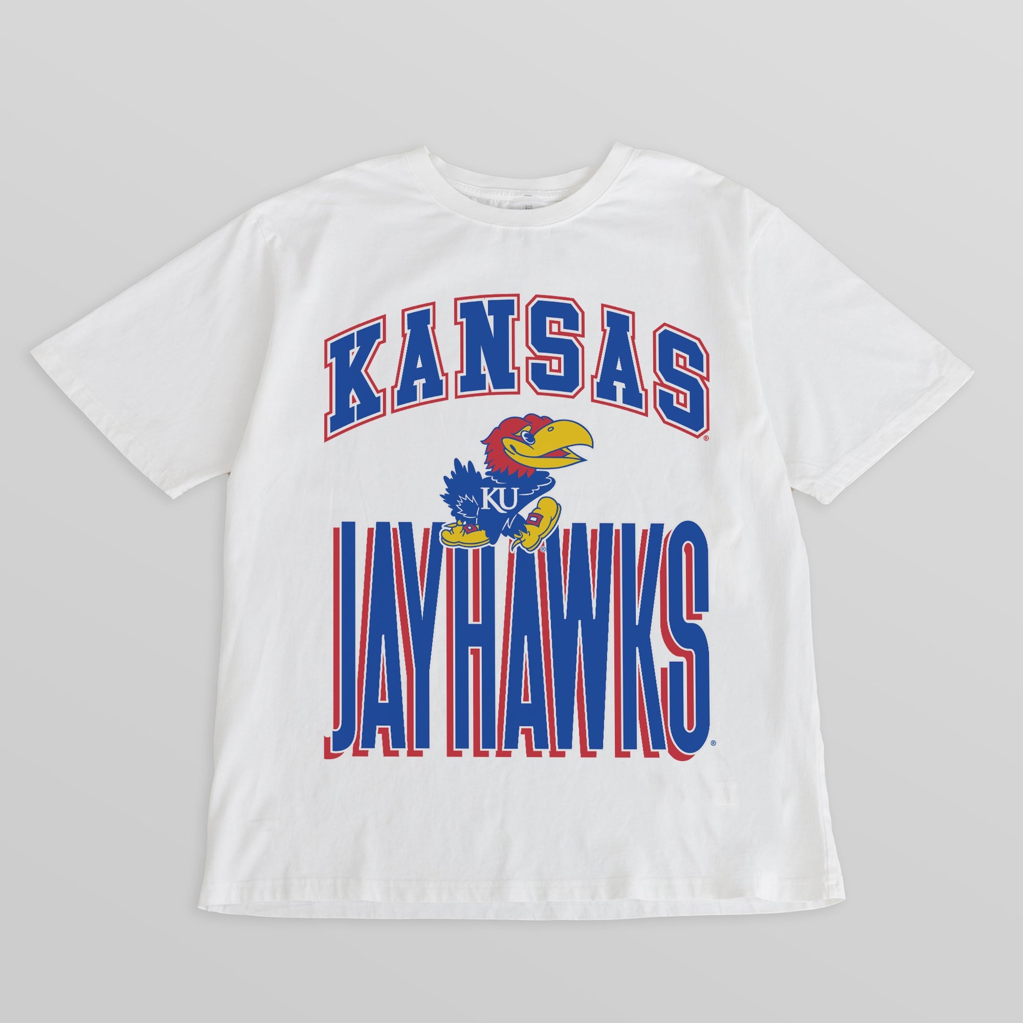 KANSAS JAYHAWKS FIERCE FOCUS WASHED RELAXED FIT TEE