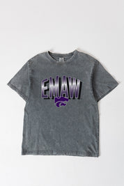 KANSAS STATE WILDCATS PEAK PERFORMANCE OVERSIZED CREWNECK TEE