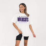 KANSAS STATE WILDCATS ALUMNI ERA WASHED RELAXED FIT TEE