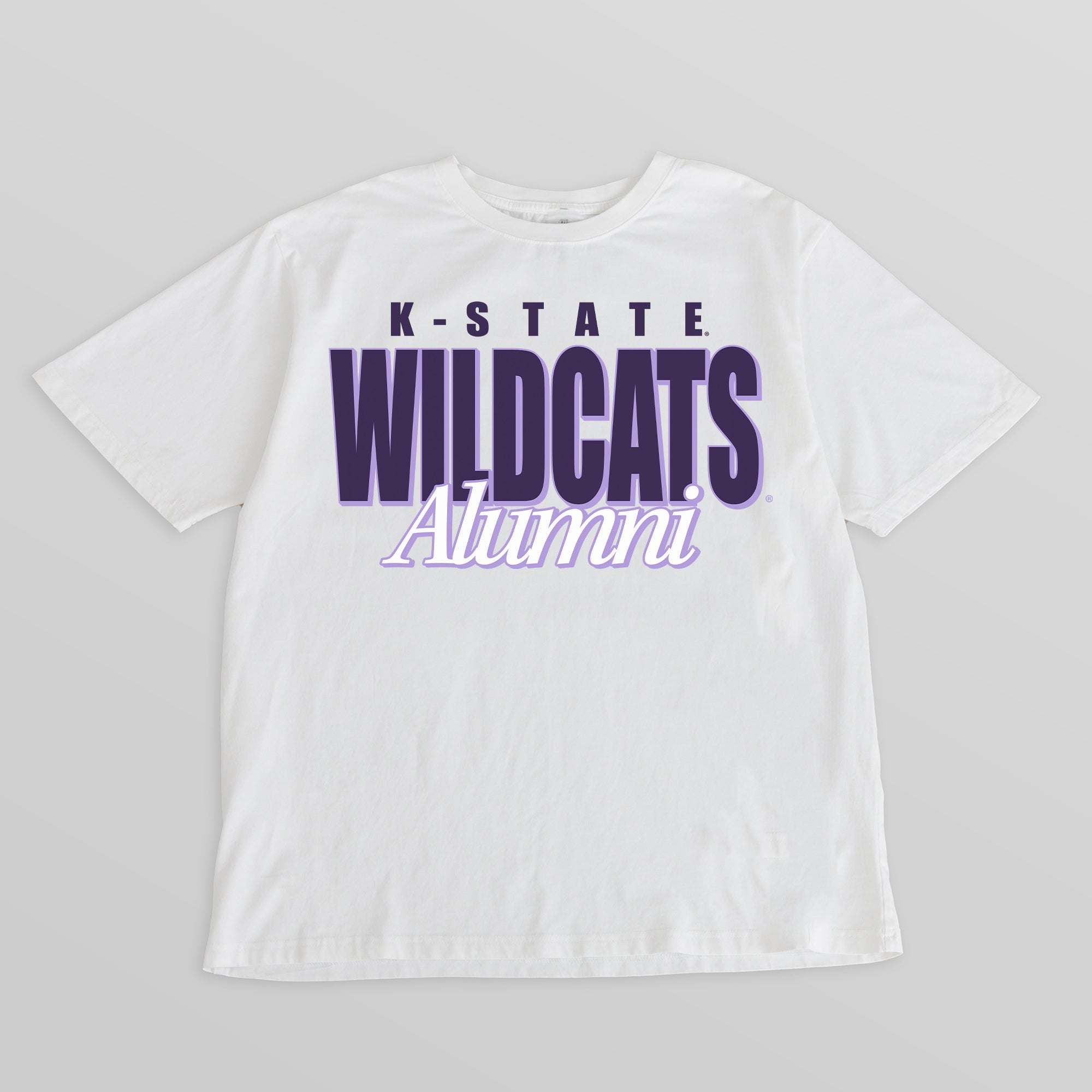 KANSAS STATE WILDCATS ALUMNI ERA WASHED RELAXED FIT TEE