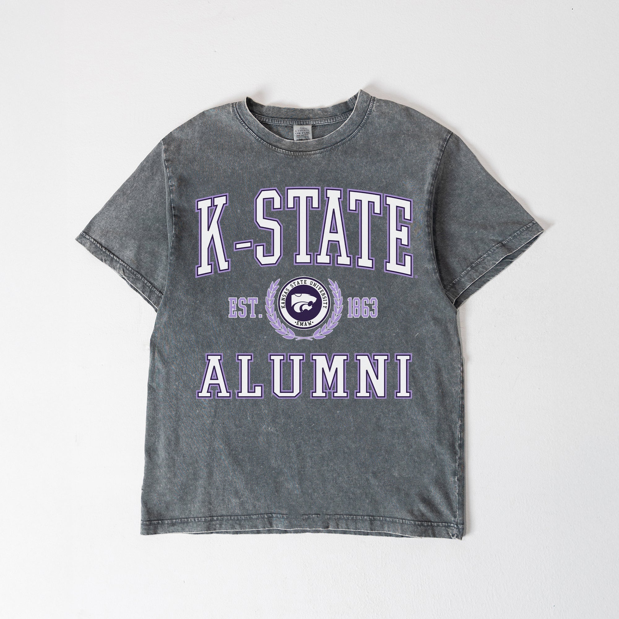 KANSAS STATE WILDCATS DEGREE UNLOCKED WASHED RELAXED FIT TEE