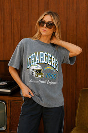 LOS ANGELES CHARGERS CLASSIC MOTION WASHED RELAXED FIT TEE