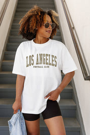LOS ANGELES FC GOAL LINE OVERSIZED CREWNECK TEE