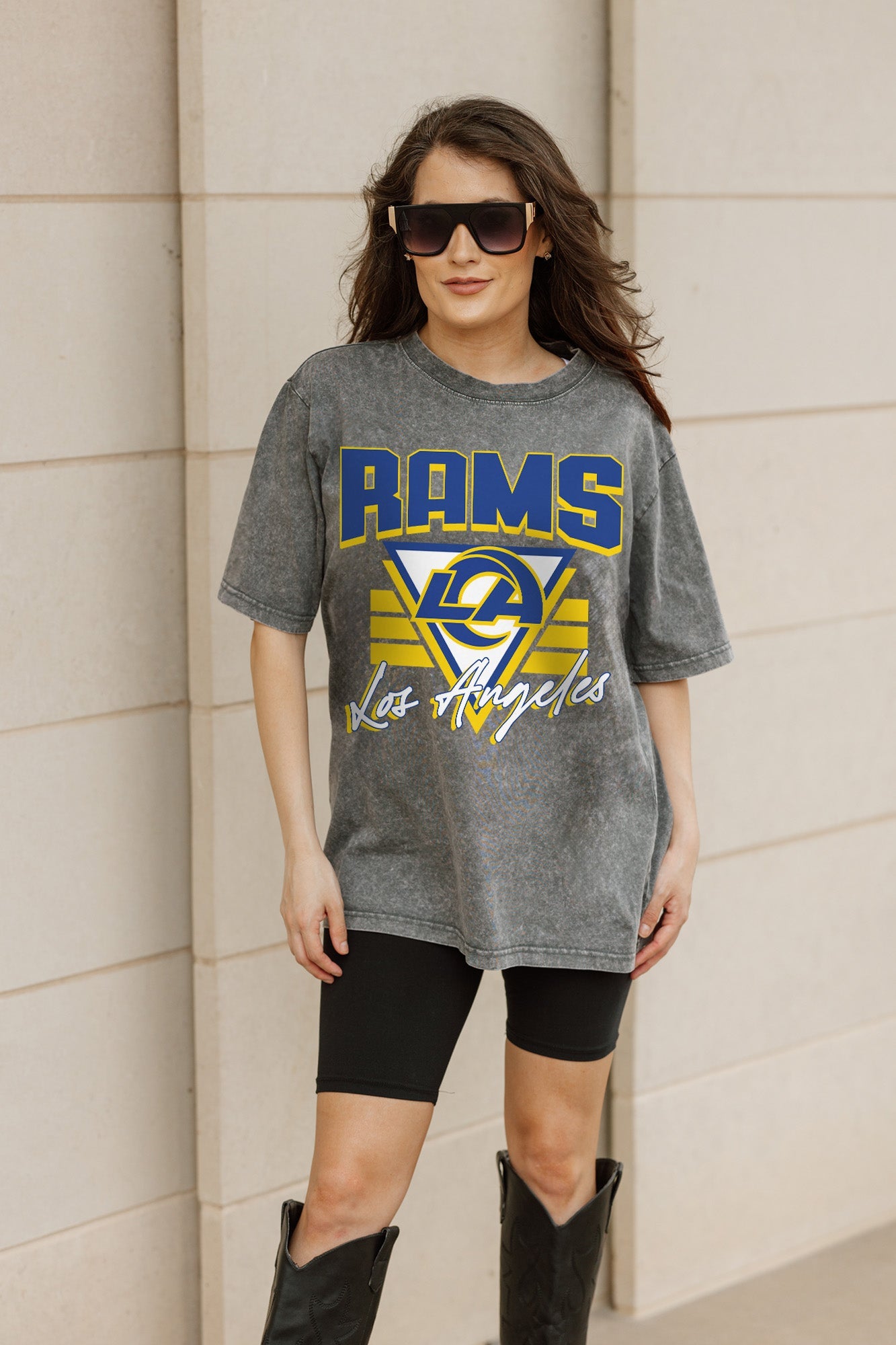 LOS ANGELES RAMS Play It Forward Oversized Crewneck Tee