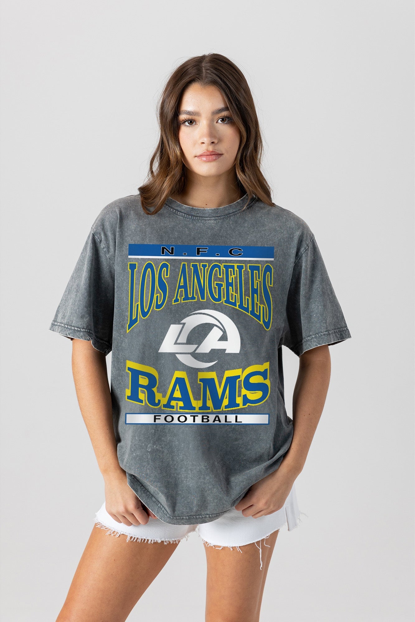 LOS ANGELES RAMS CLASSIC GRIND WASHED RELAXED FIT TEE